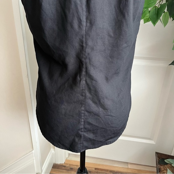 Trouvé Sleeveless Boxy V-Neck Button Down Top Black Sz XS - Picture 13 of 15